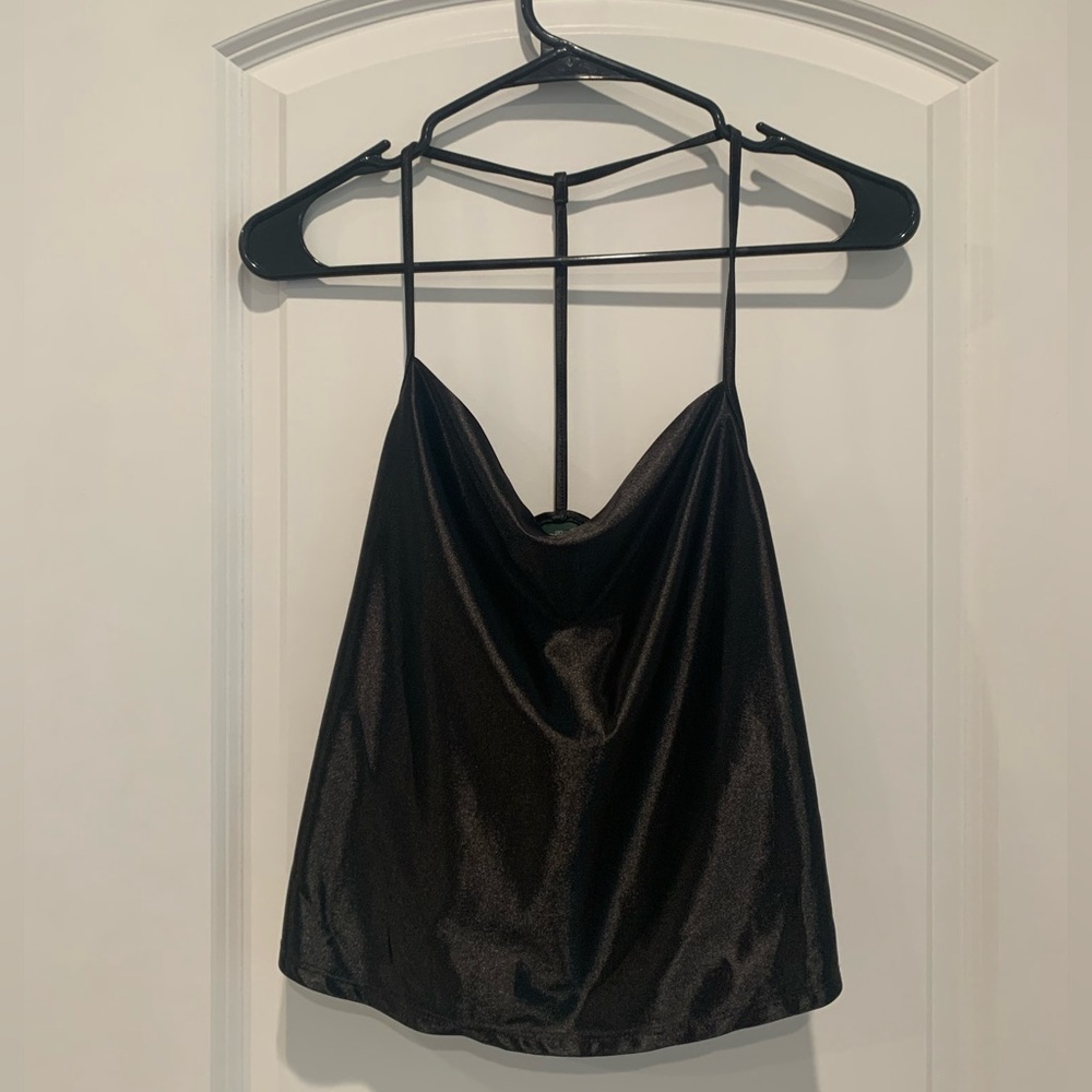 Cowl neck tank top